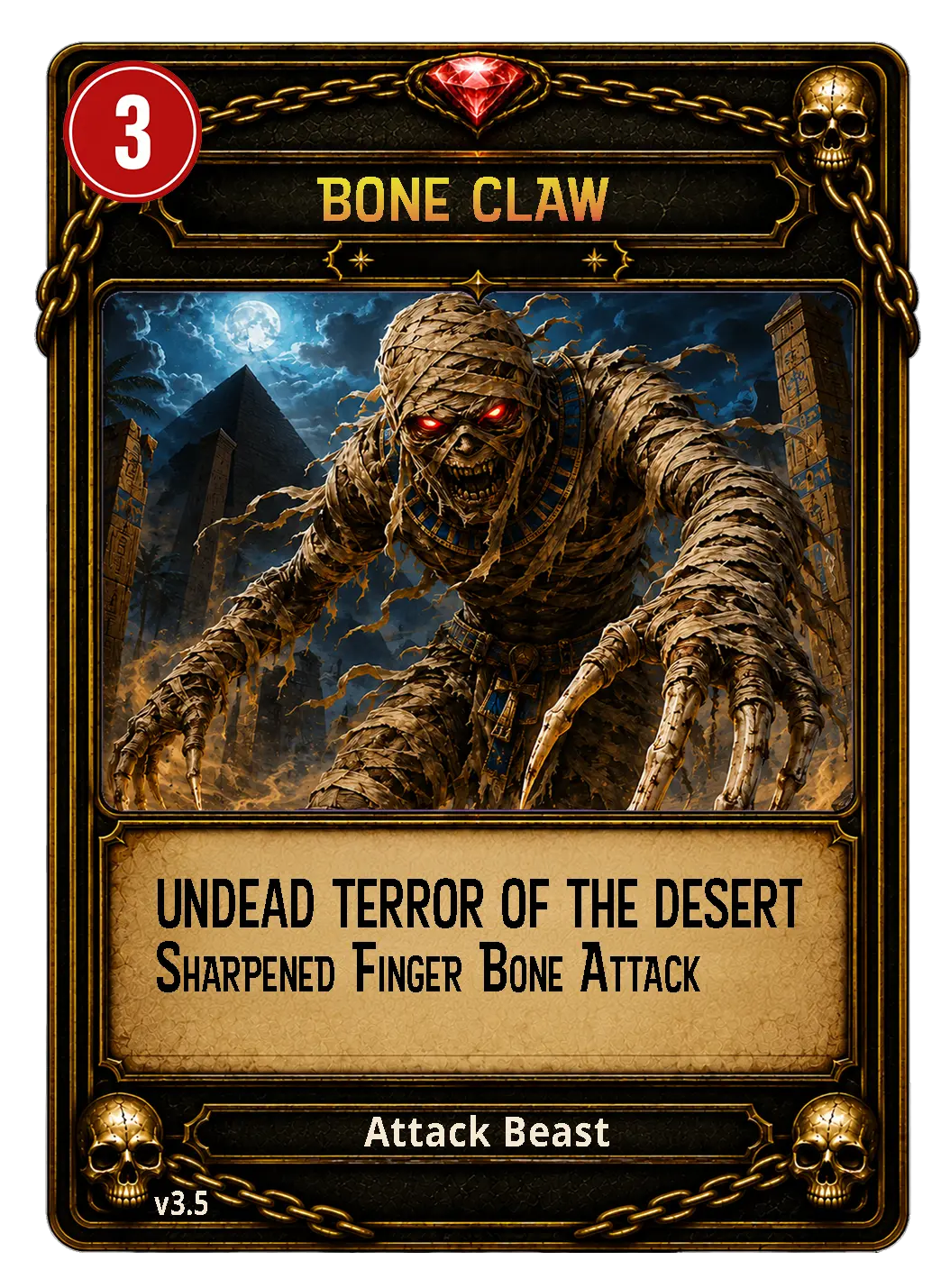 Bone Claw card