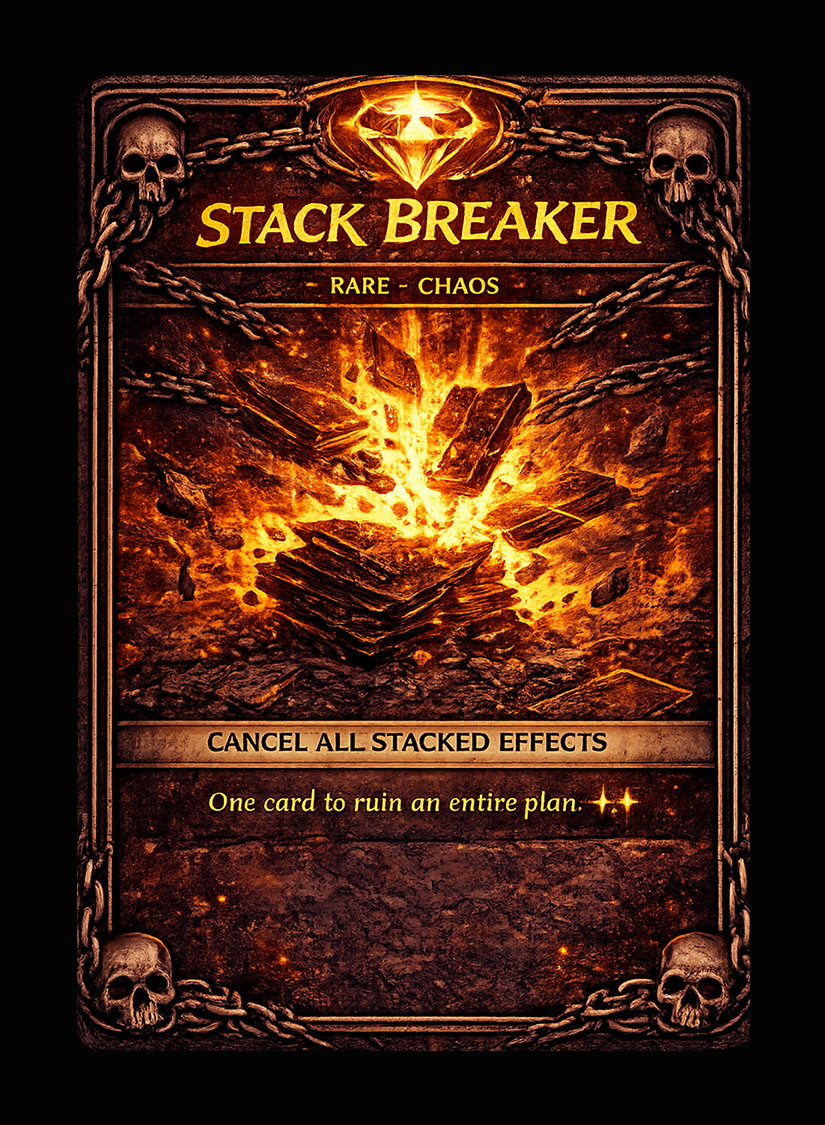 Stack Breaker card