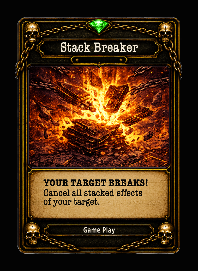 Stack Breaker card