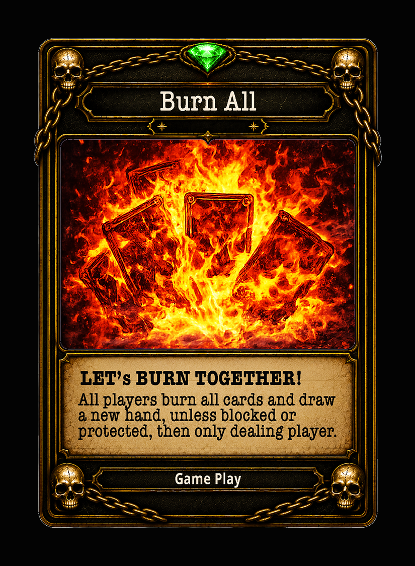 Burn All card