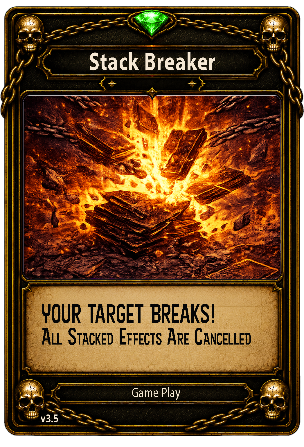 Stack Breaker card