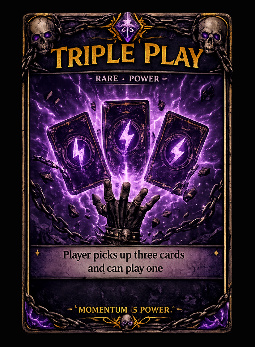 Triple Play card