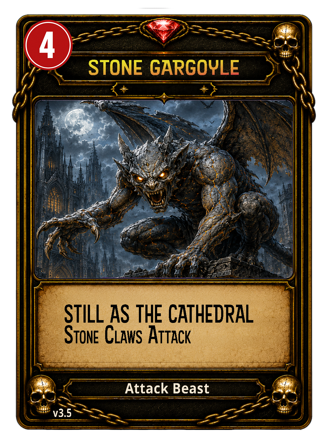 Stone Gargoyle card