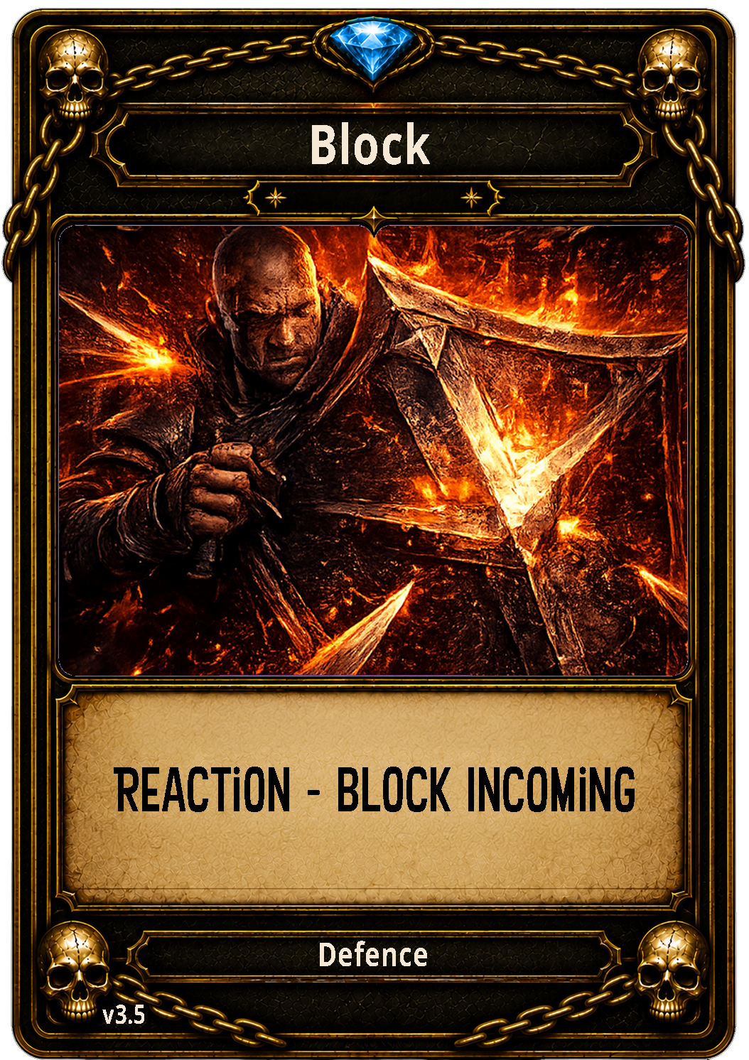 Block card