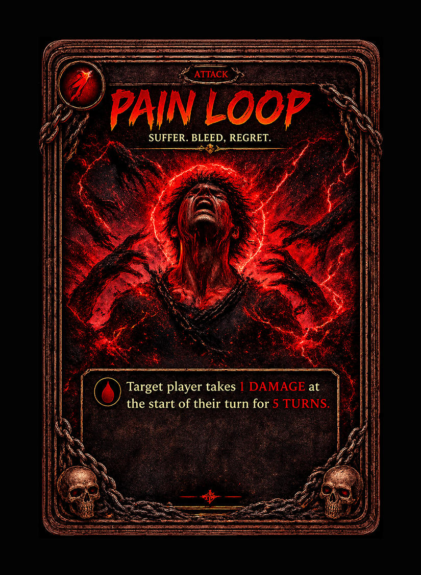 Pain Loop card