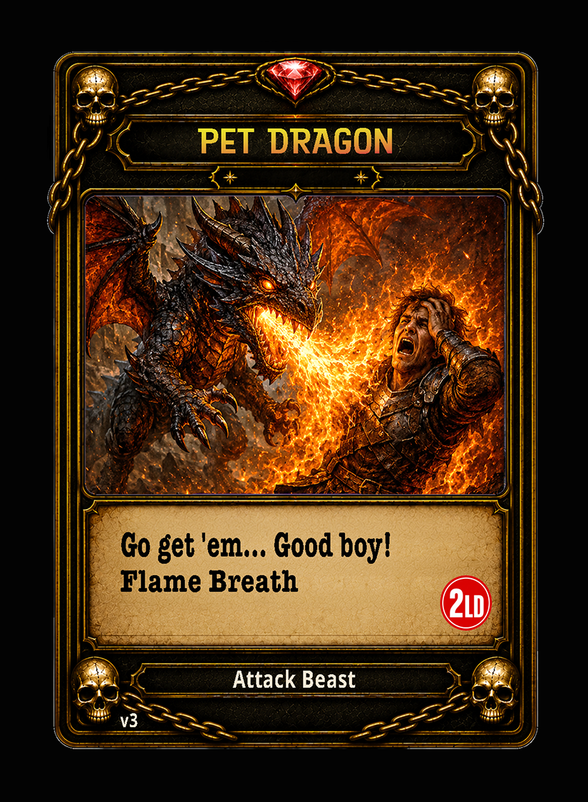 Pet Dragon card preview