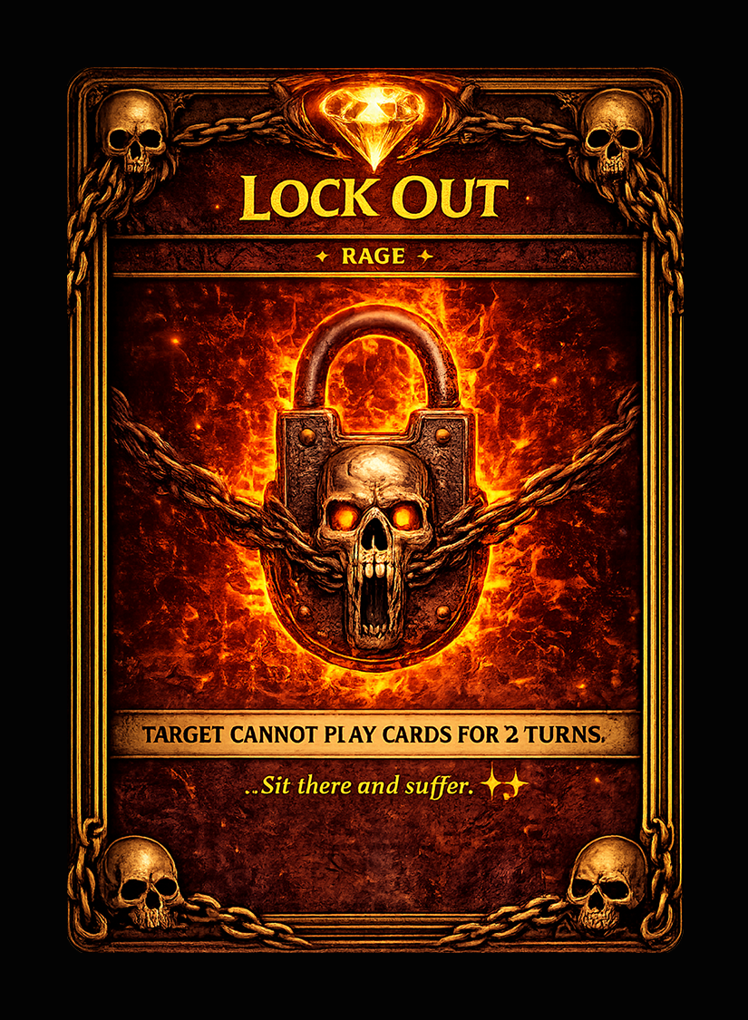 Lock Out card