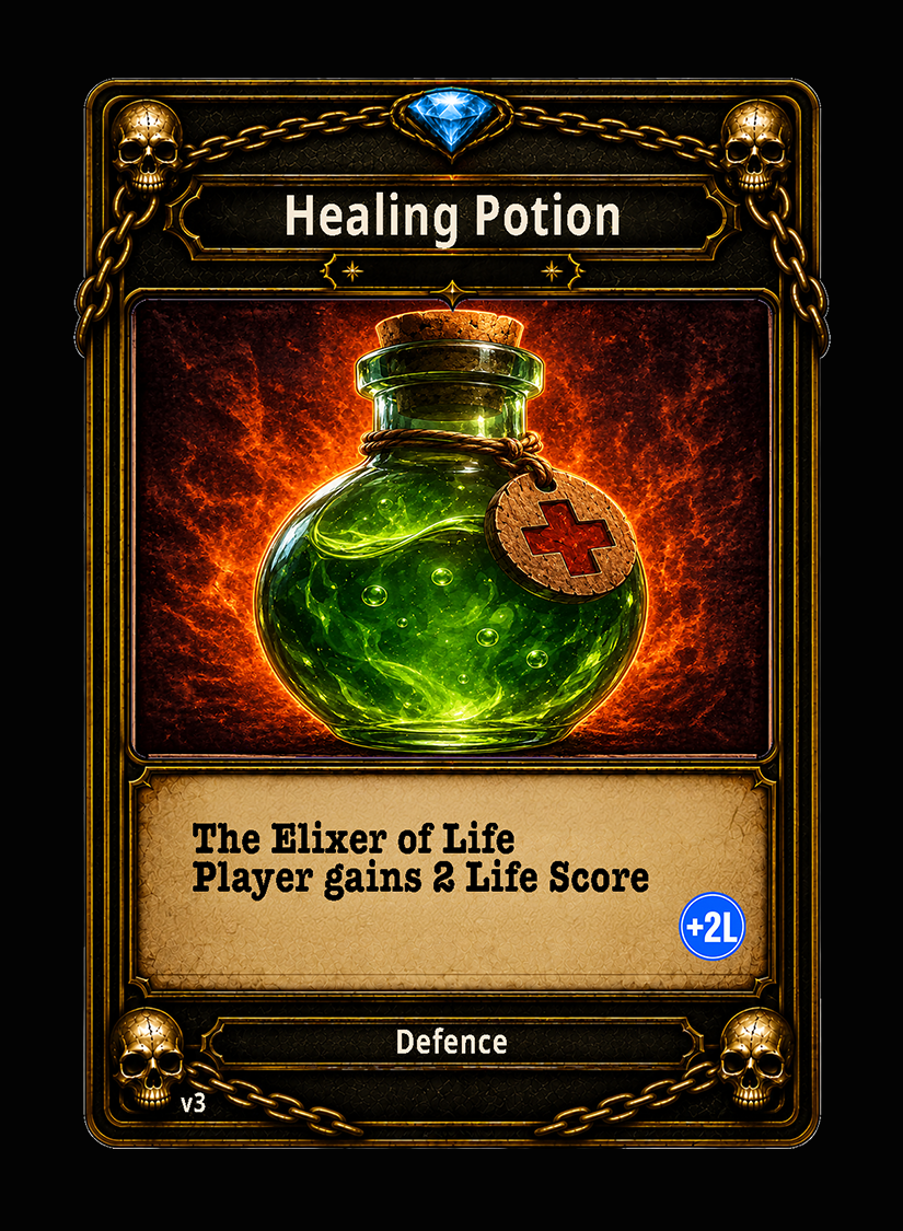 Healing Potion card