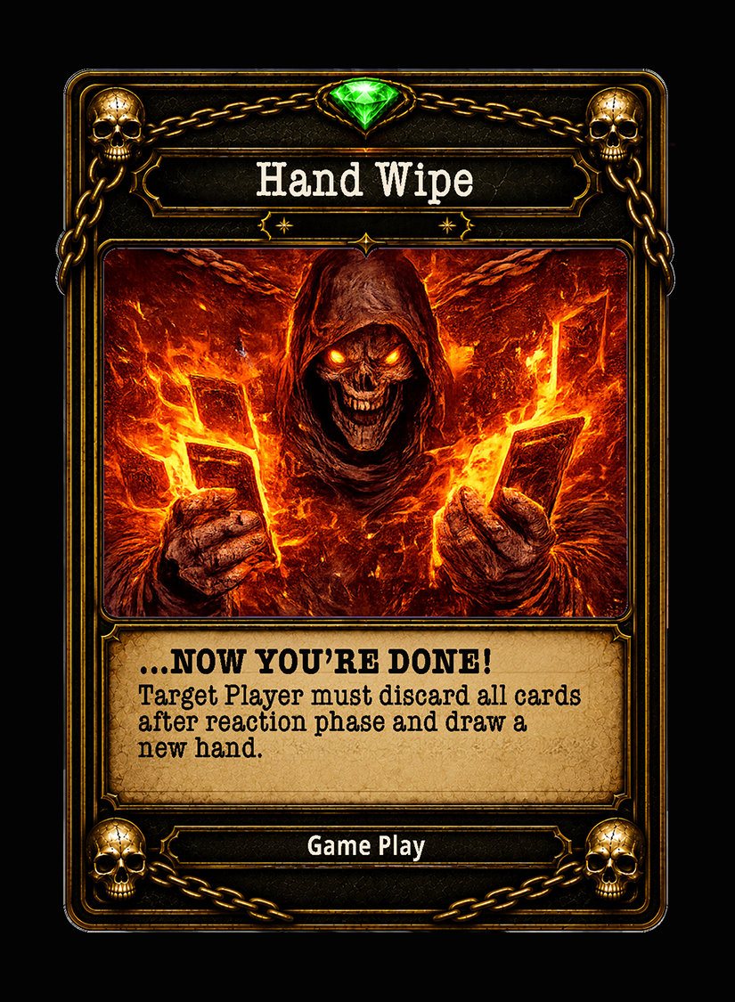 Hand Wipe card