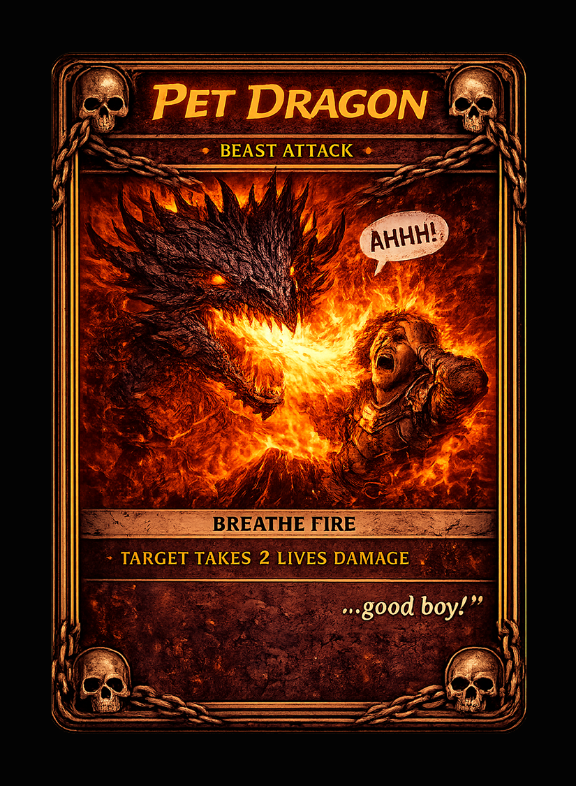 Pet Dragon card