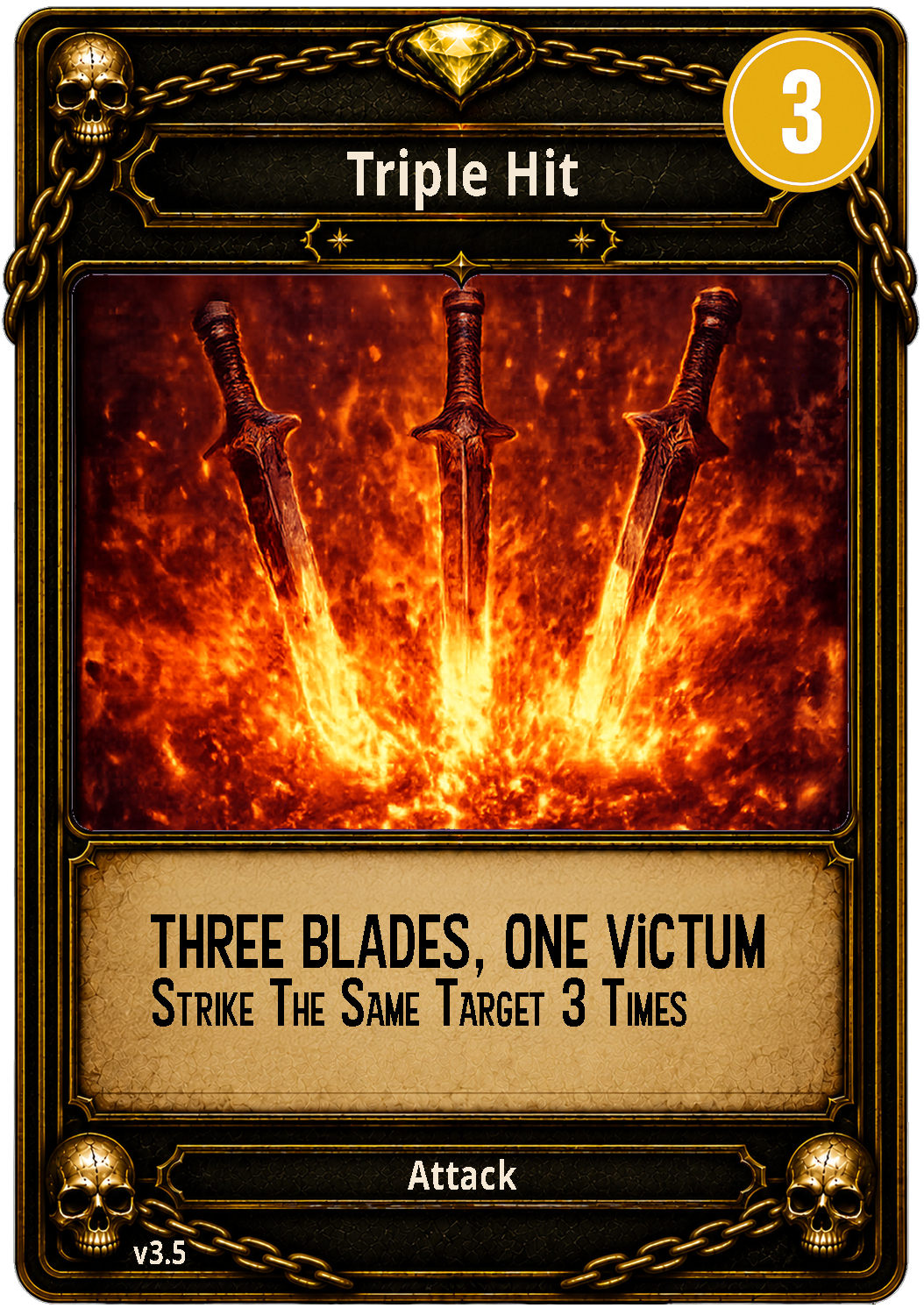 Triple Hit card