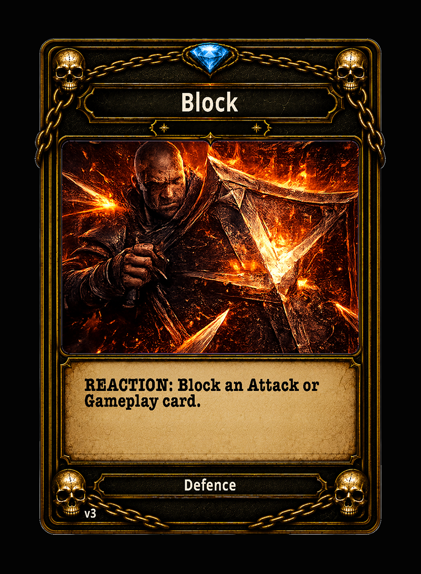 Block card