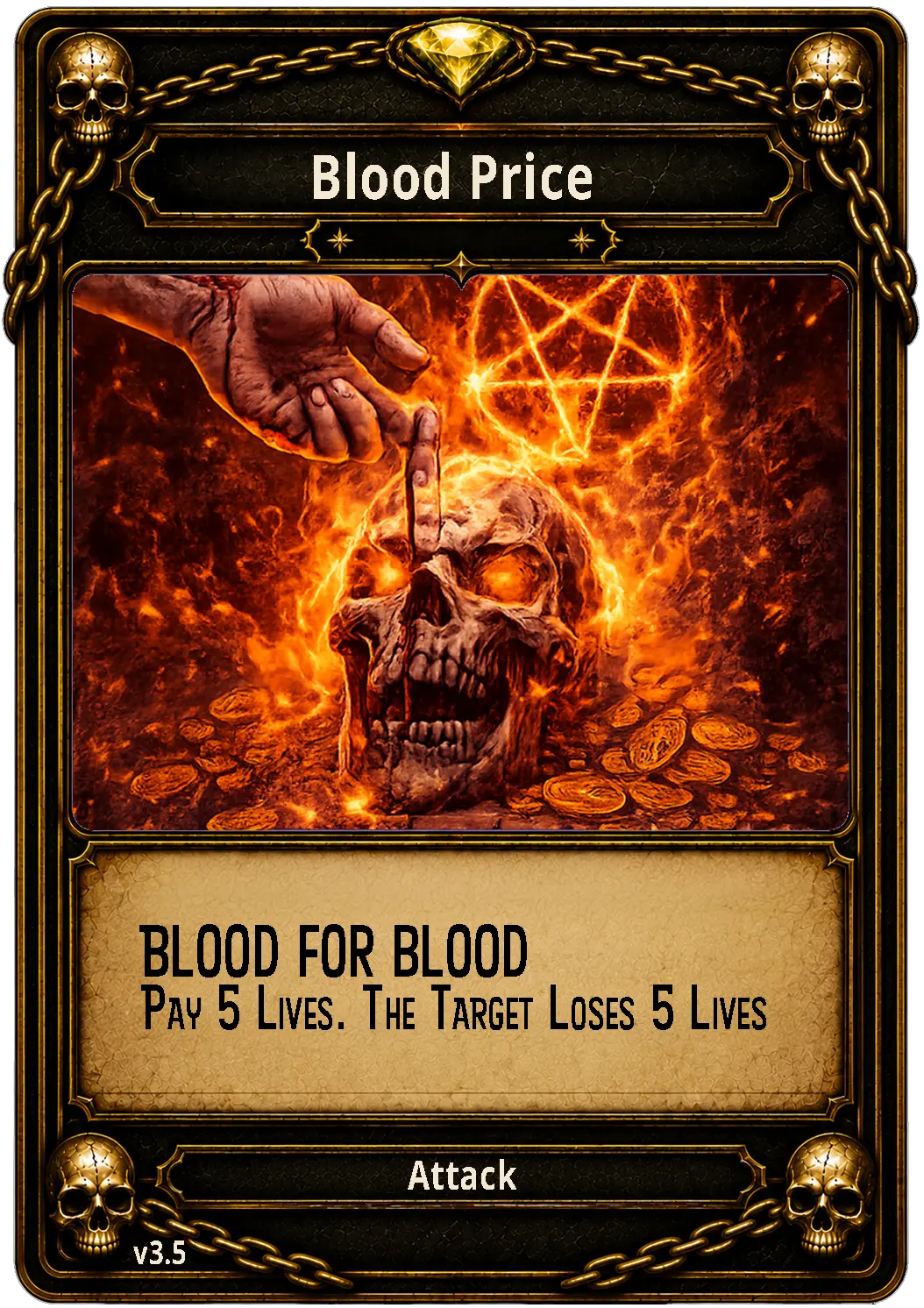 Blood Price card