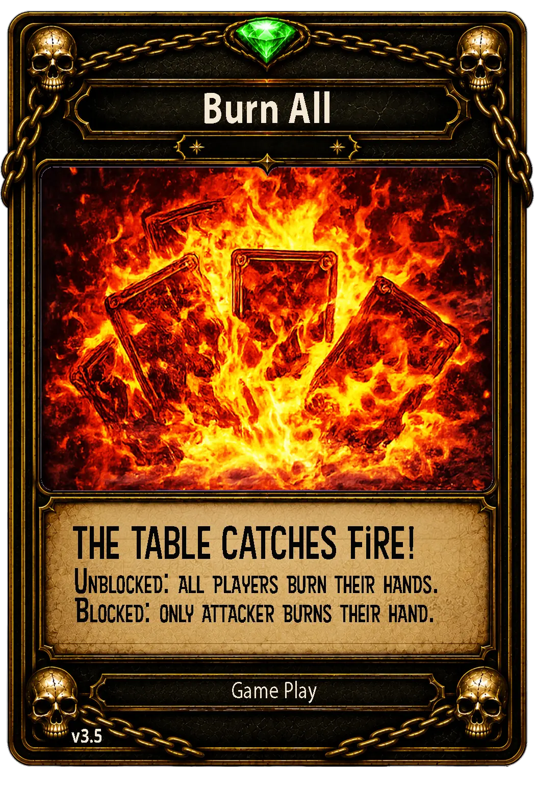 Burn All card