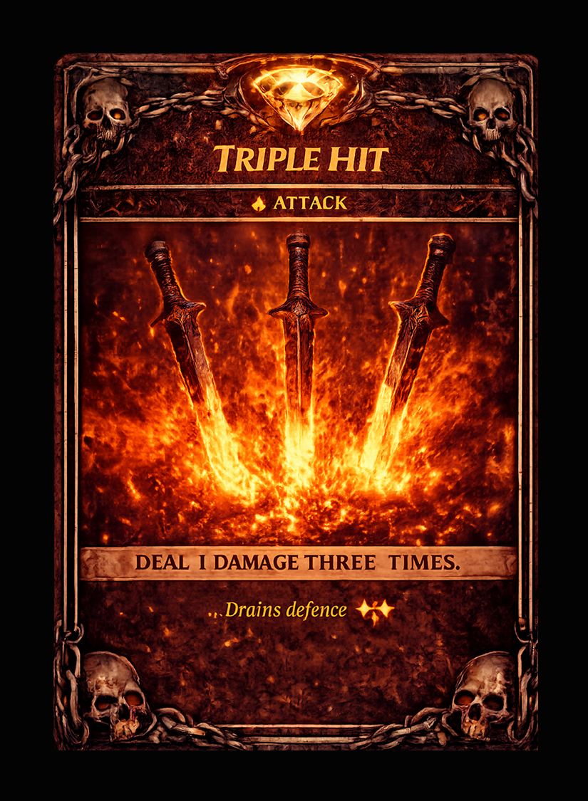 Triple Hit card