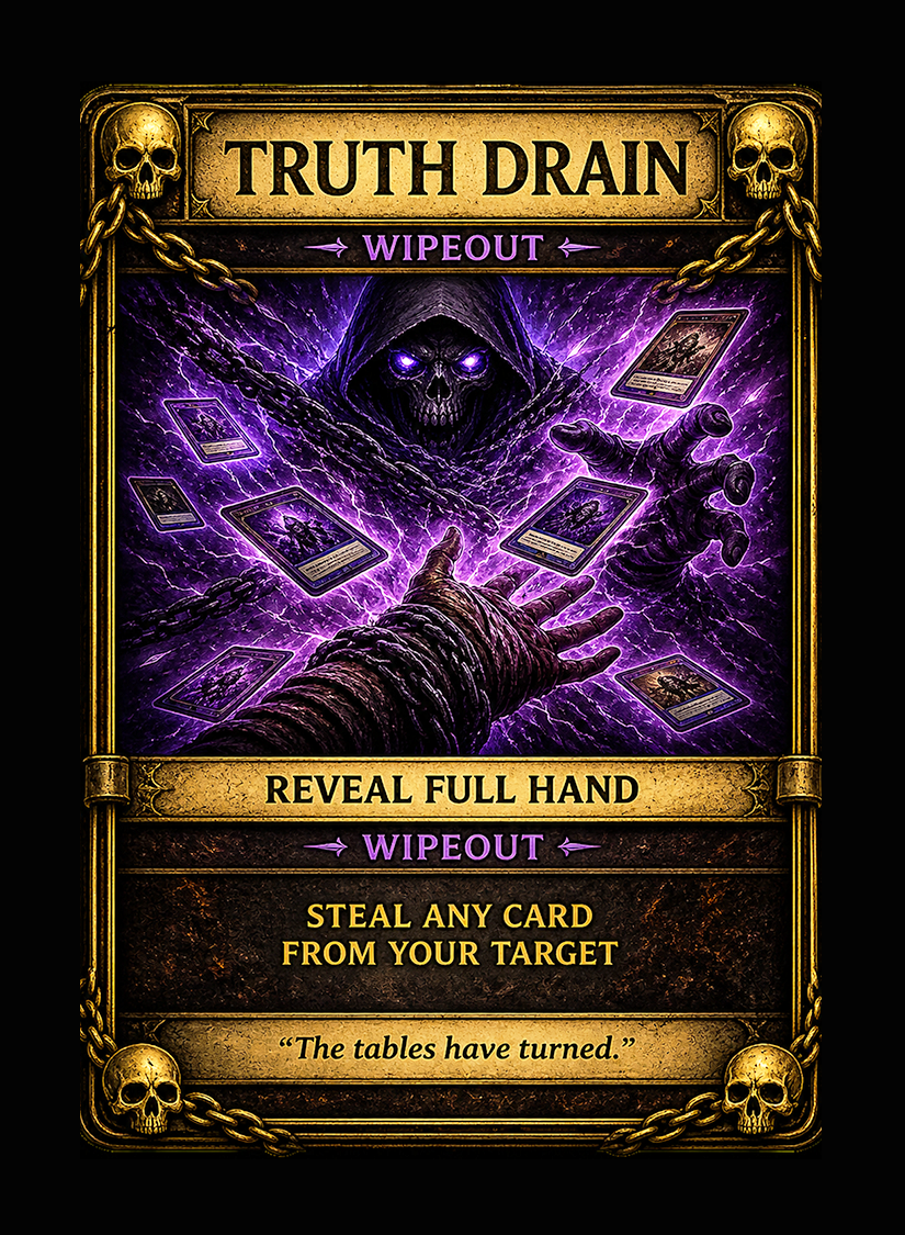 Truth Drain card