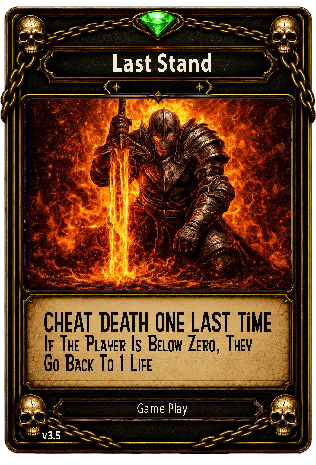 Last Stand card