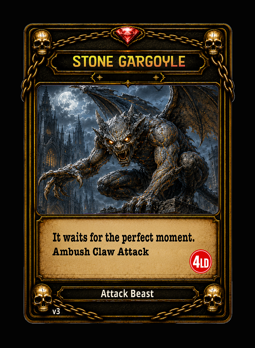Stone Gargoyle card
