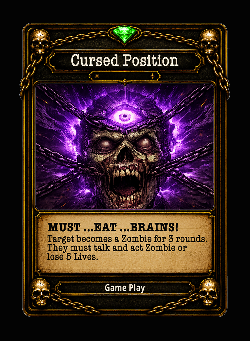 Cursed Position card