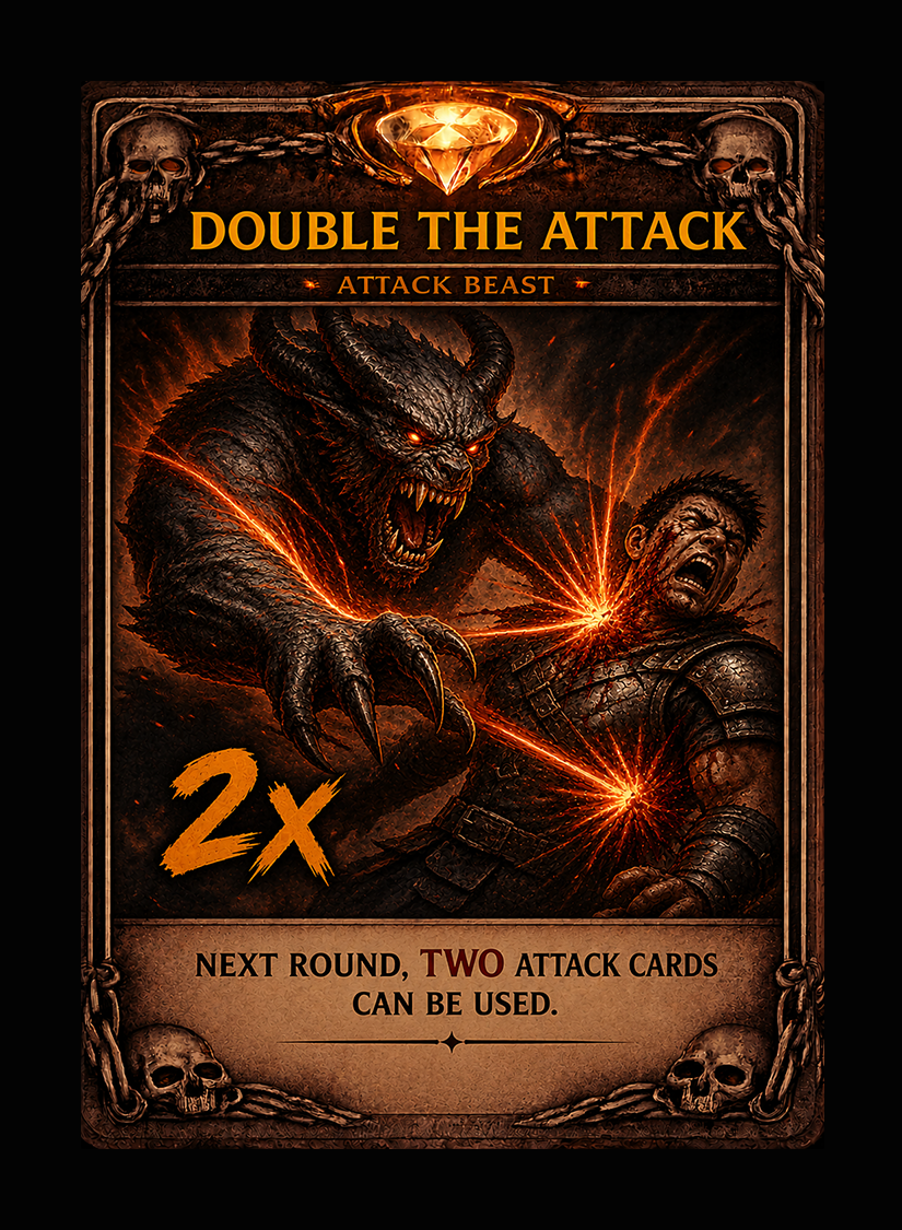 Double The Attack card