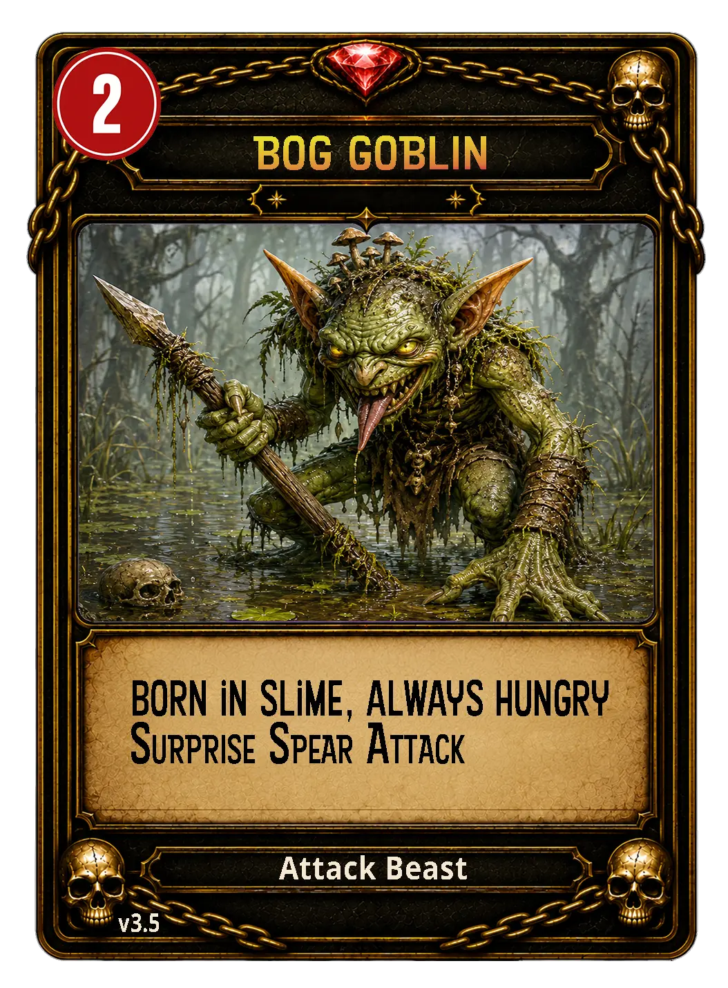Bog Goblin card