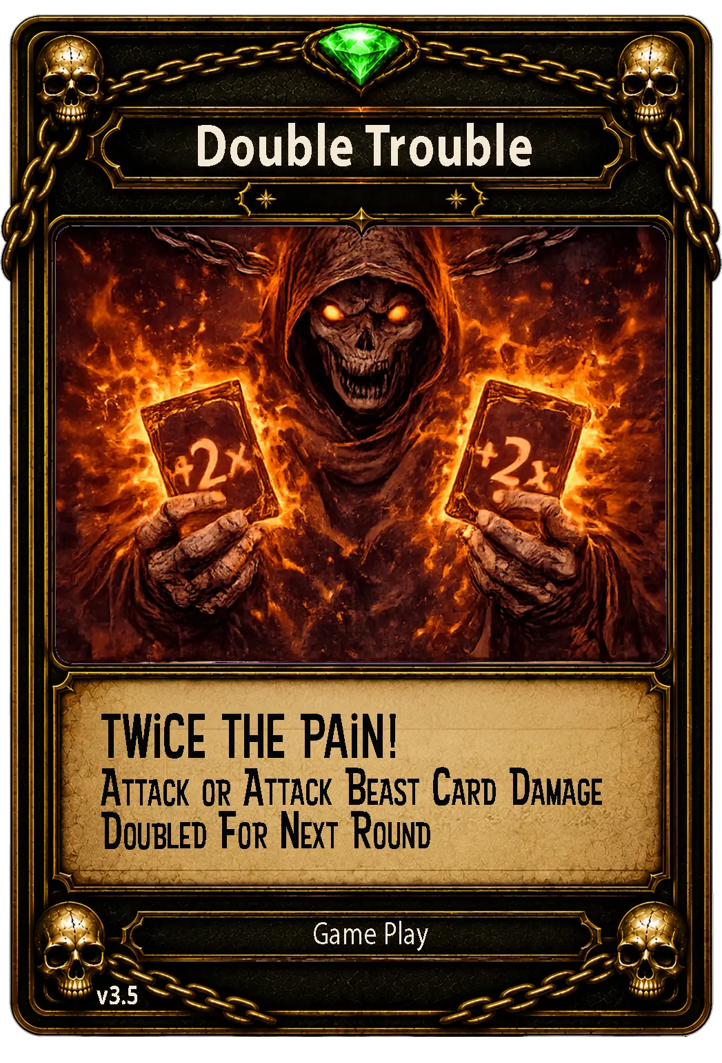 Double Trouble card
