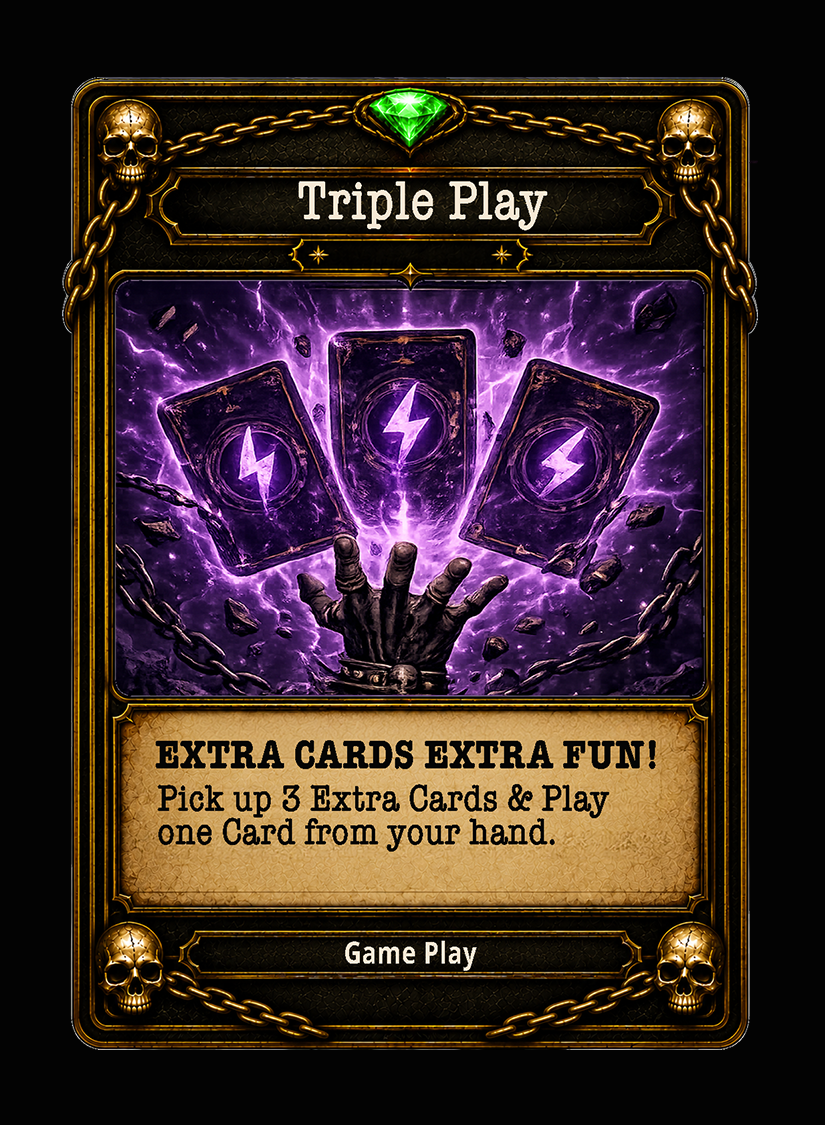 Triple Play card