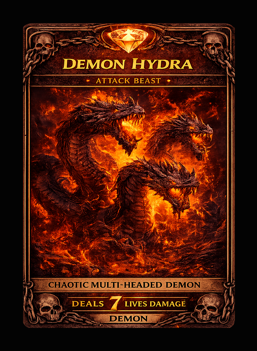 Demon Hydra card