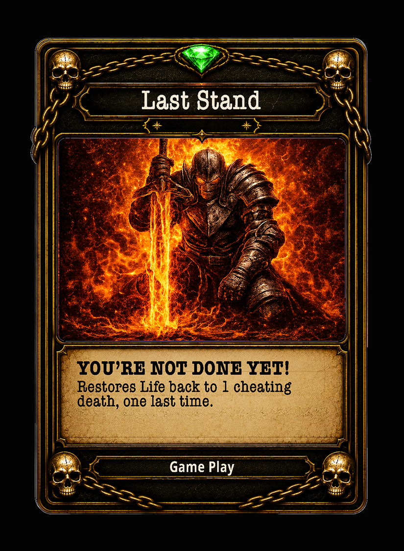 Last Stand card