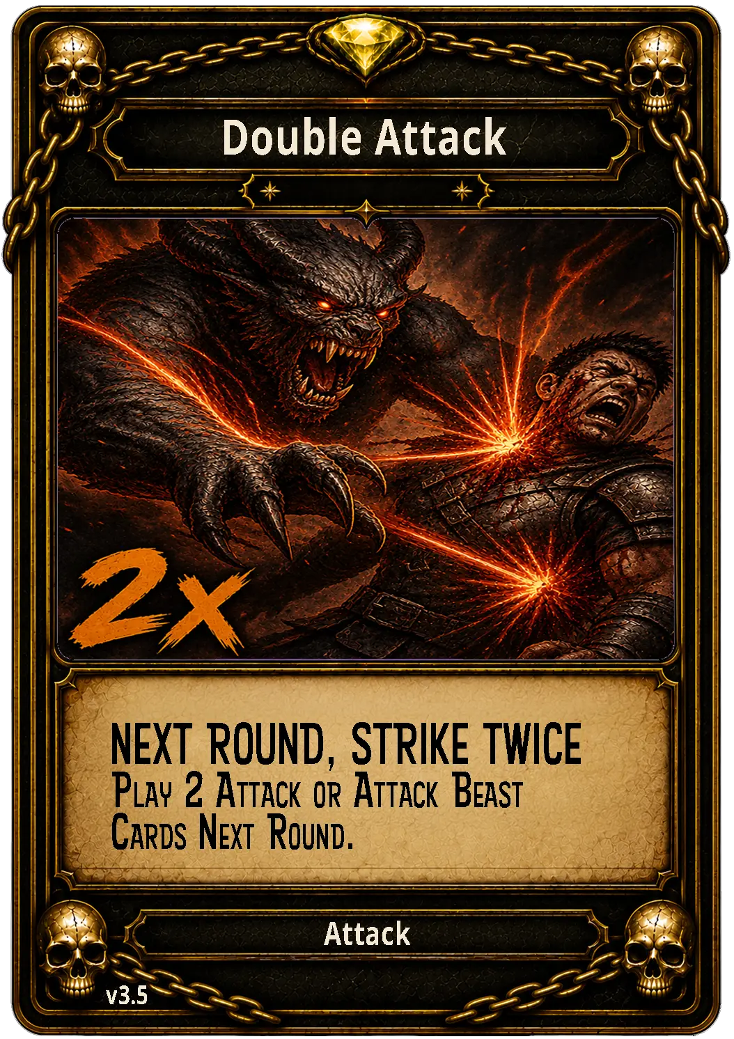 Double The Attack card