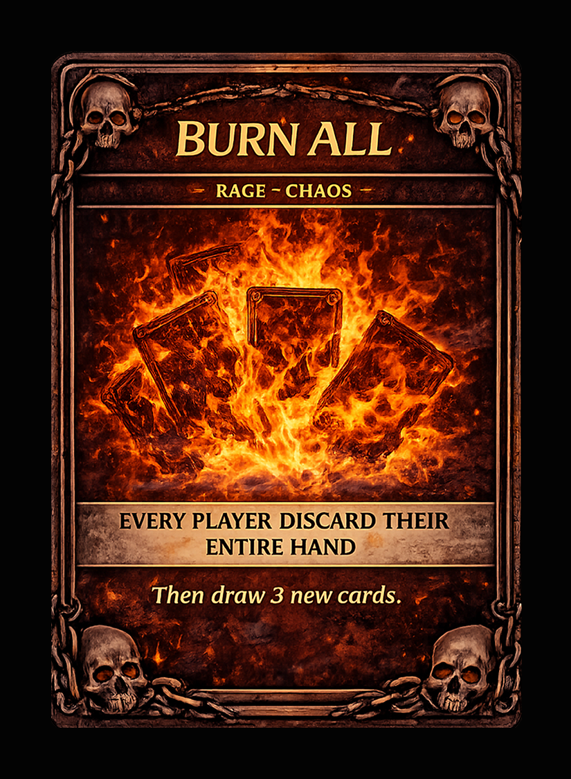Burn All card
