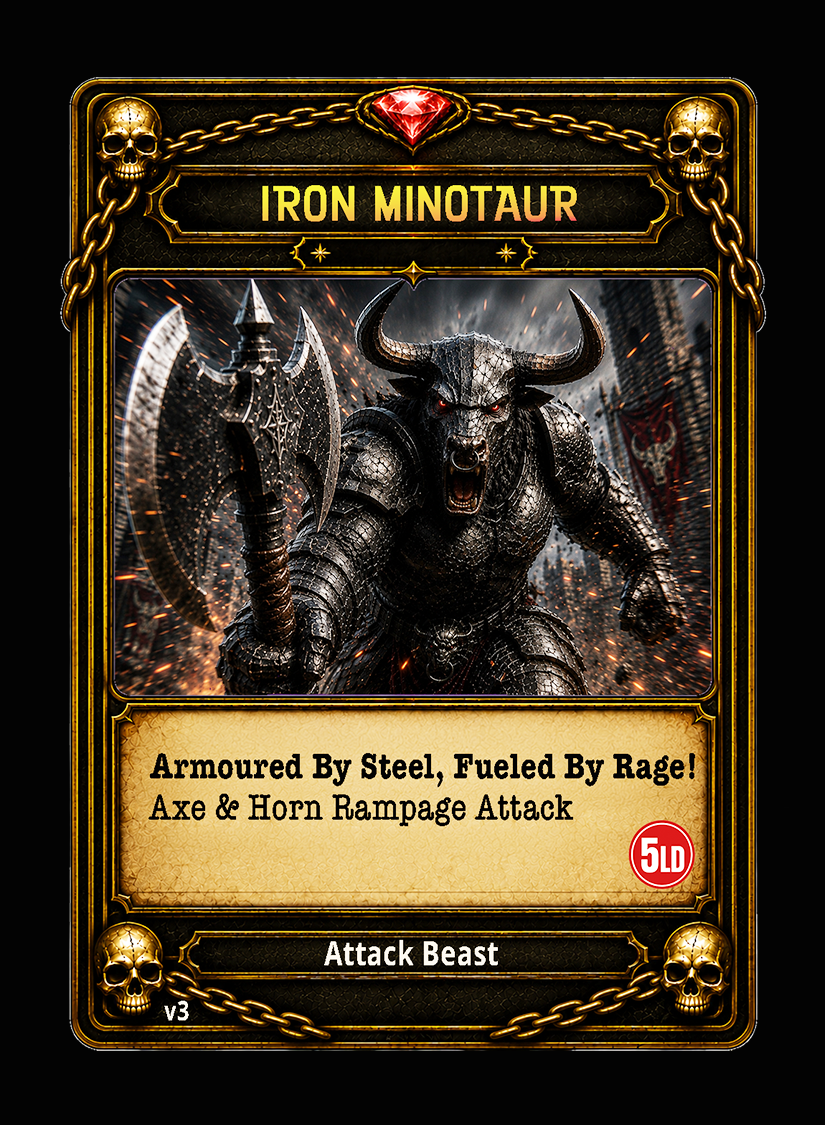 Iron Minotaur card