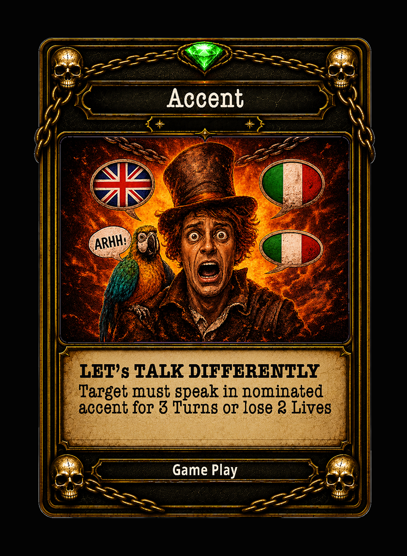 Accent card