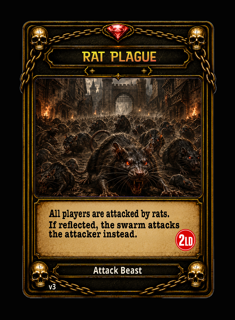 Rat Plague card