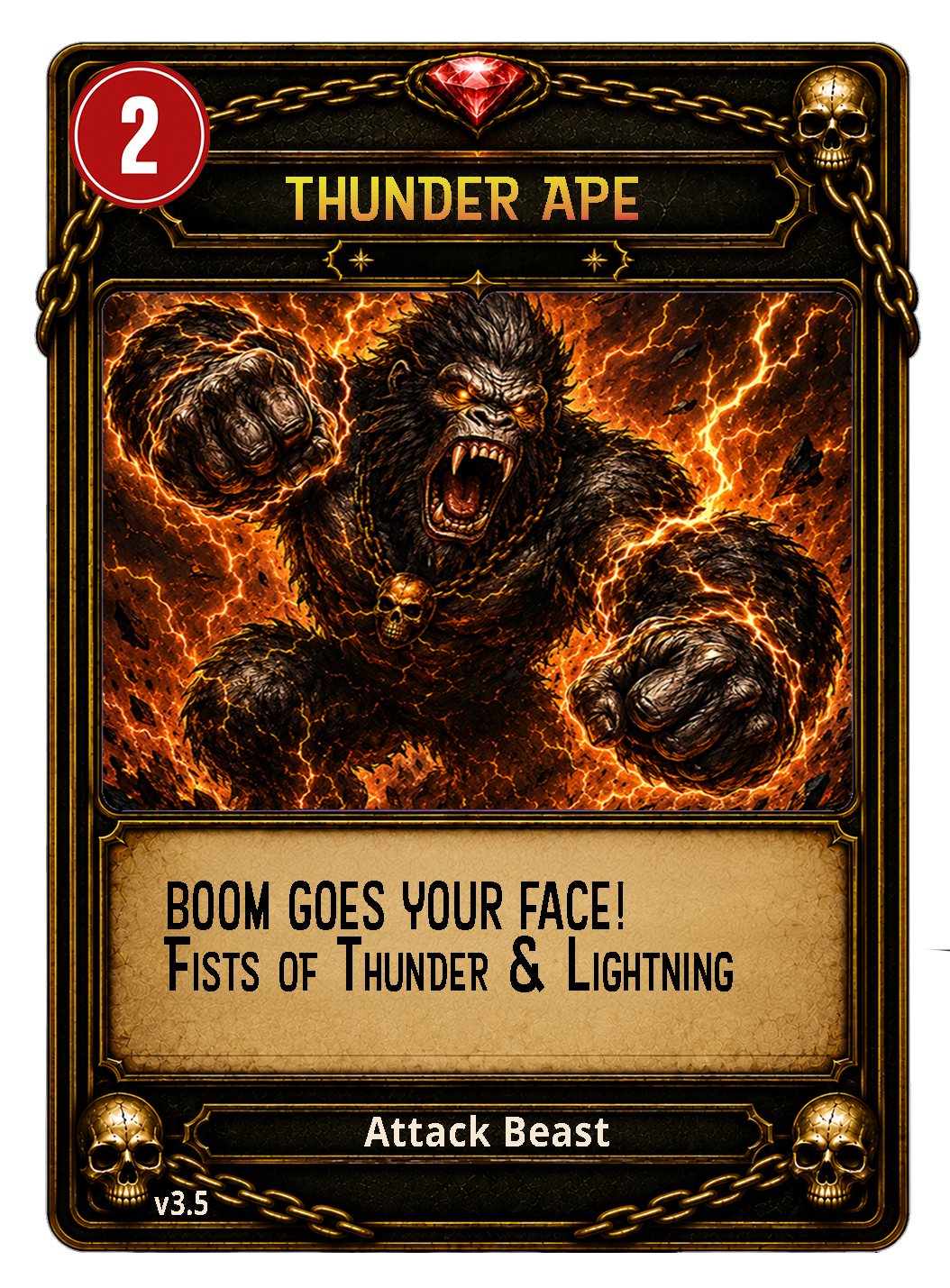 Thunder Ape card