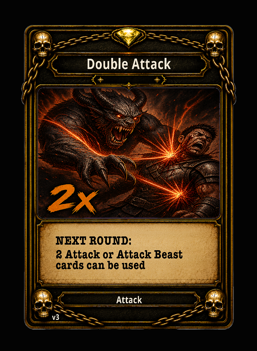 Double The Attack card