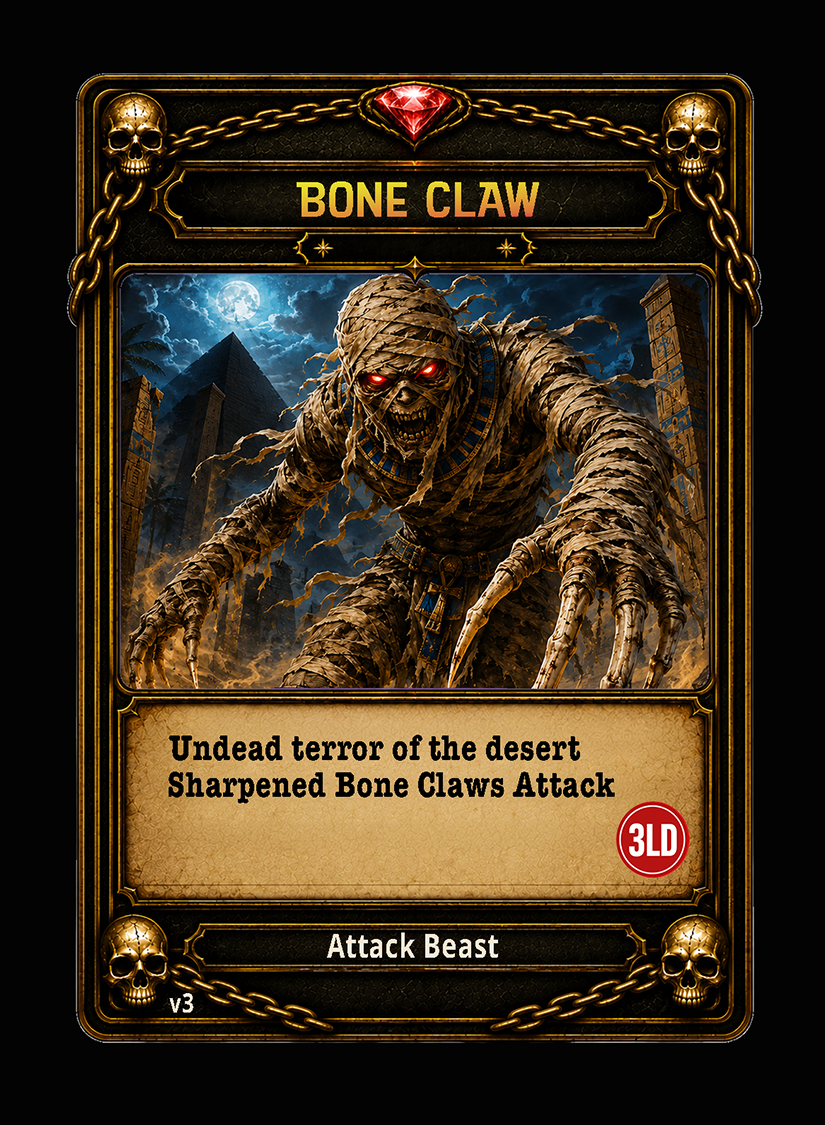 Bone Claw card