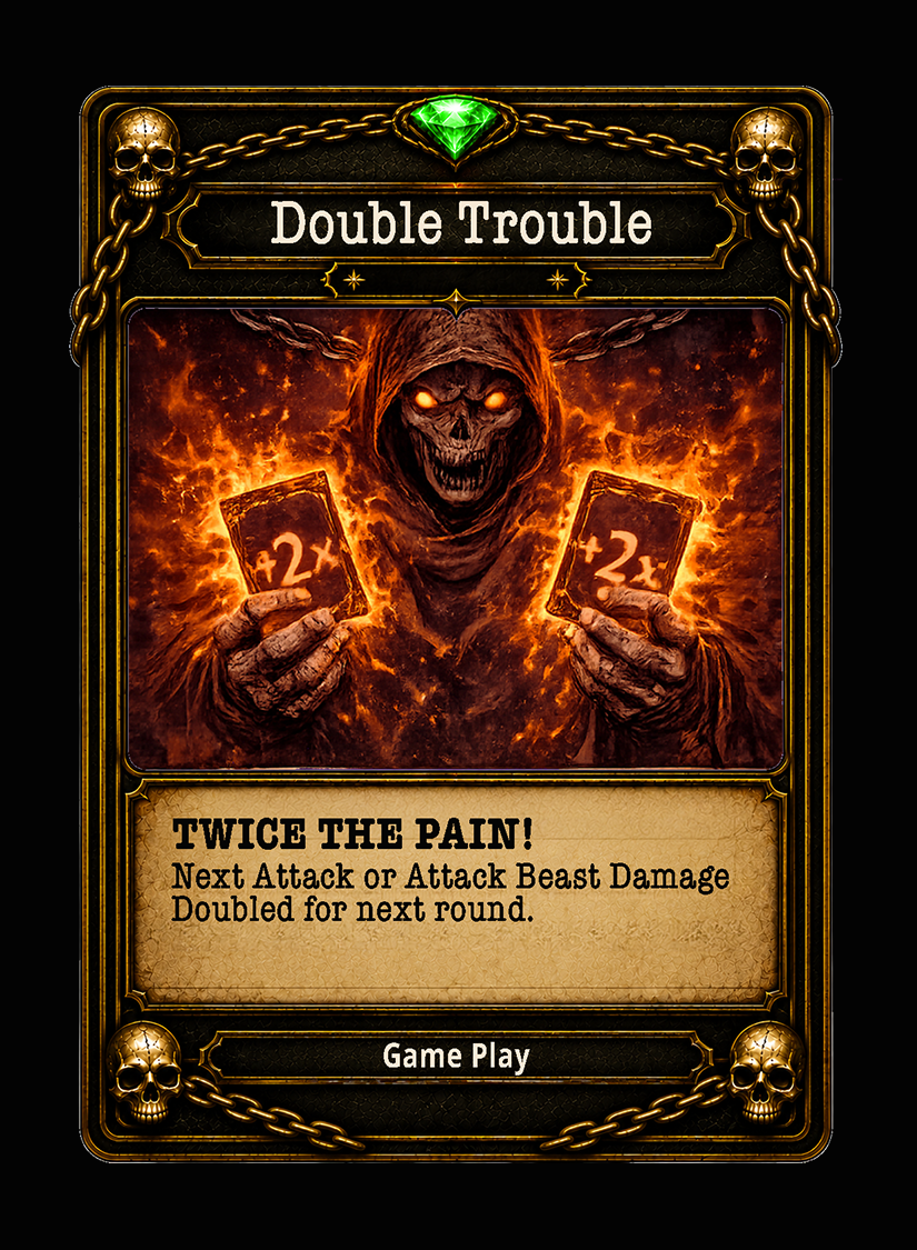 Double Trouble card