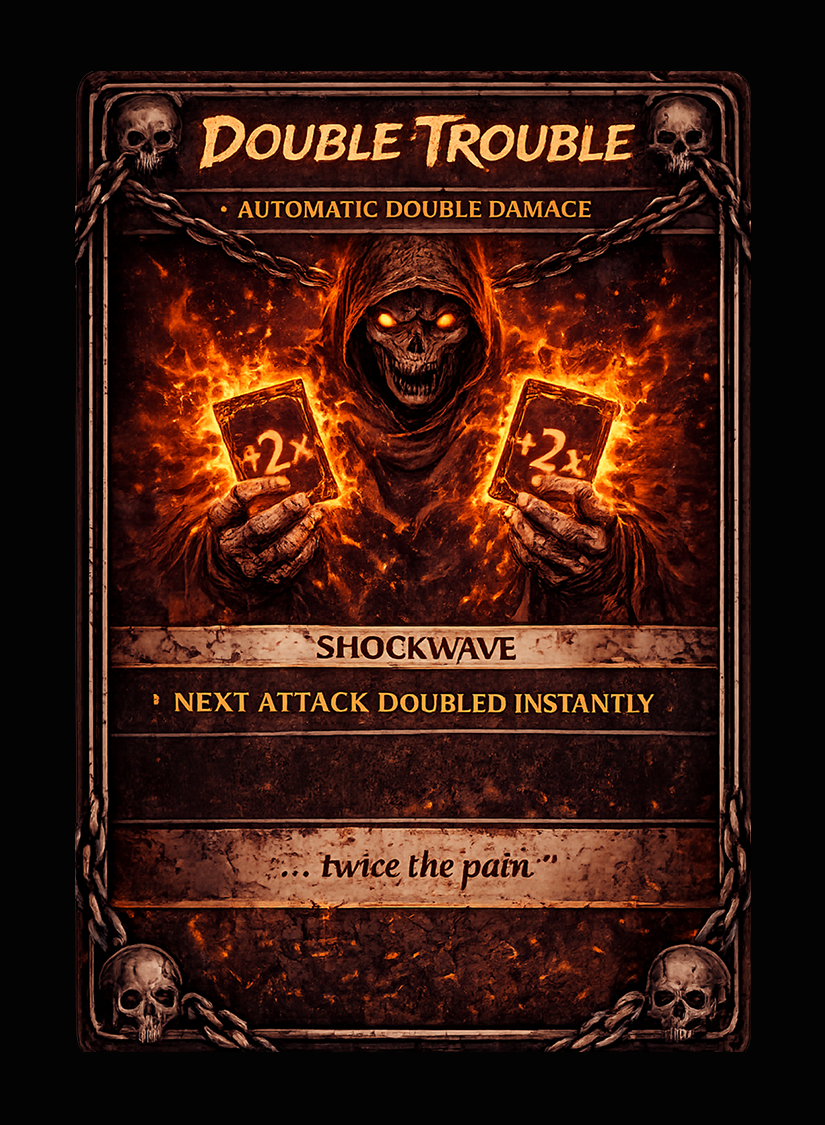 Double Trouble card