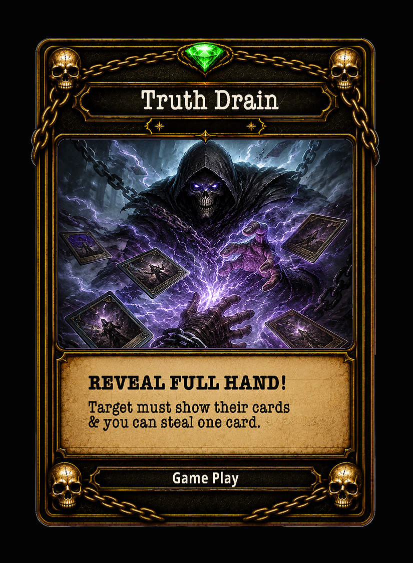 Truth Drain card