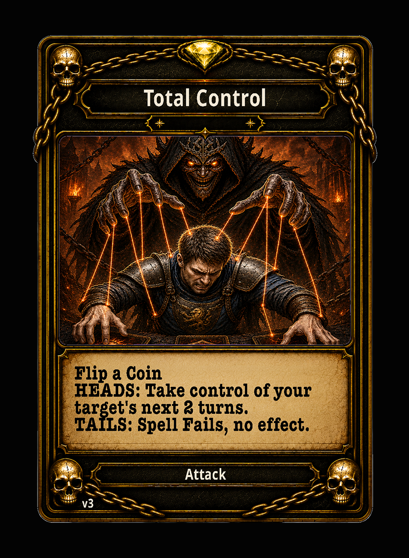 Total Control card