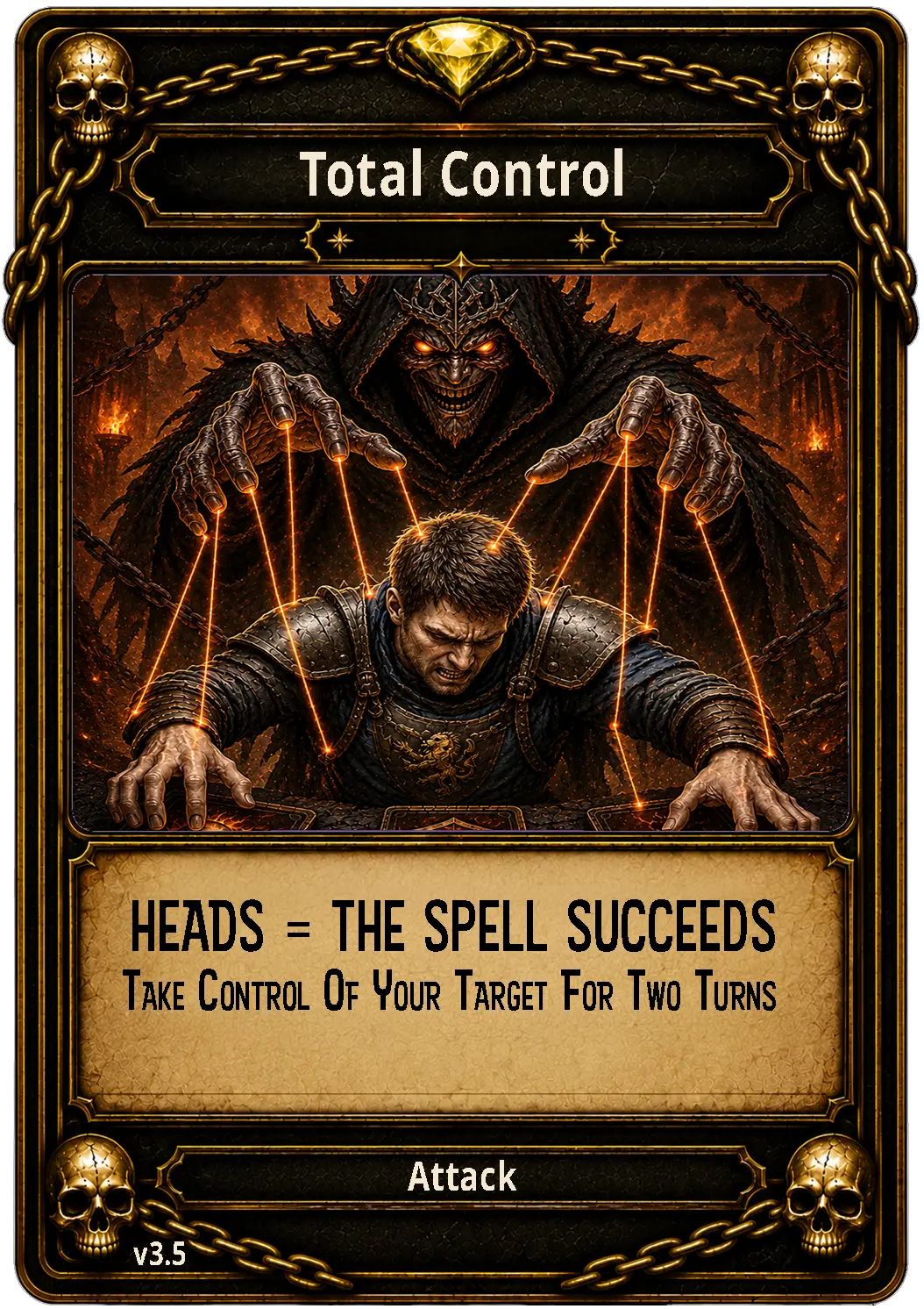 Total Control card from Rage Bait Arena