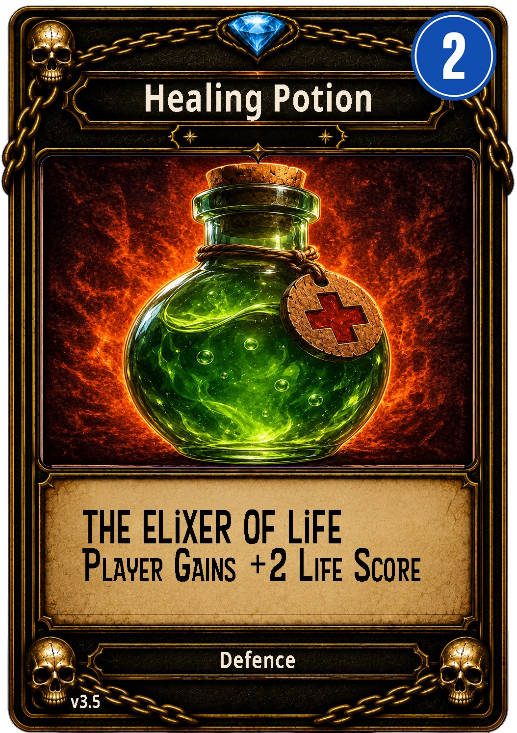 Healing Potion card