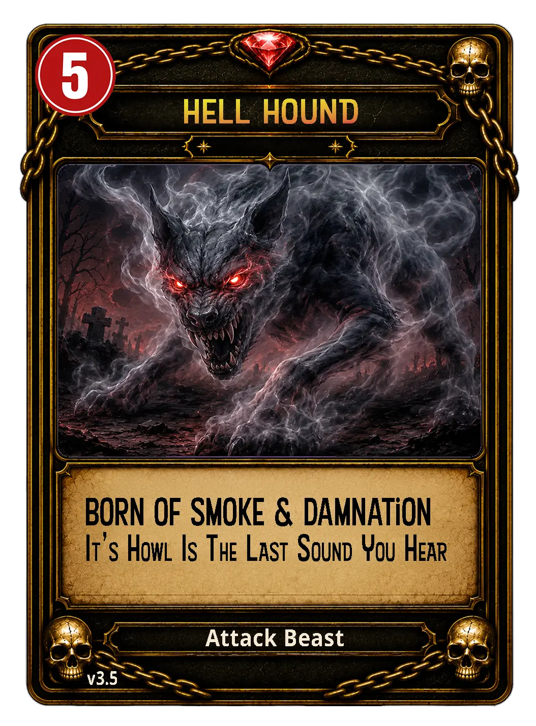 Hell Hound card